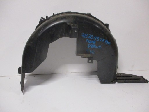 mudguard PEUGEOT 408 9838432780 9838432980 rear part rear.
