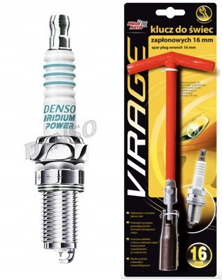 Свічка запалювання DENSO IXU22 + гайковий ключ для свічок 16 мм