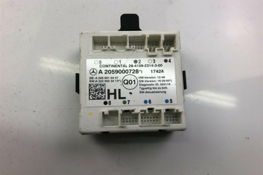 Інші модулі mercedes-benz c (w205) a2059000728 2014 р.в.