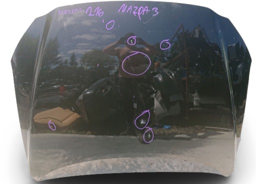 Mazda CX3 CX - 3 14-капот кришка двигуна