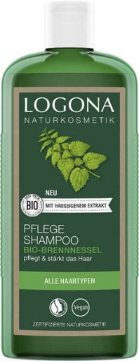 LOGONA Posilňujúci šampón na vlasy s bio-žihľavou 250 ml