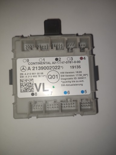 MERCEDES W213 МОДУЛЬ ДВЕРІ ЛІВИЙ ПЕРЕДНИЙ A2139002022