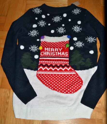 202^ livergy Świąteczny Sweter skarpeta S