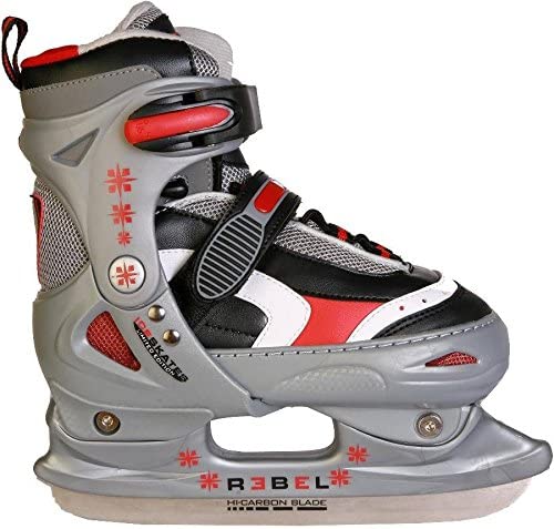 Хокейні ковзани rebel Black, Red, Grey р. 30-33