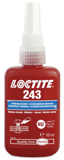 КЛЕЙ ДЛЯ РІЗЬБЛЕННЯ LOCTITE 243 50МЛ