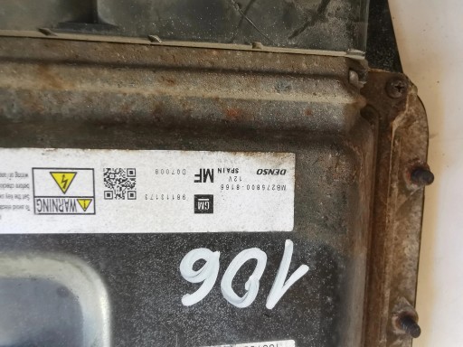 OPEL ZAFIRA ECU 98113173 MB275800-8166 computer original