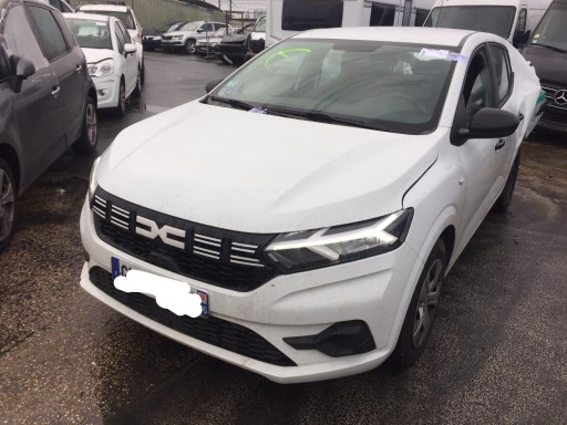 DACIA SANDERO 2023 III 3 БІЛИЙ КОМПЛЕКТ ПЕРЕДНІХ РАДІАТОРІВ КАПОТНІ ЛАМПИ