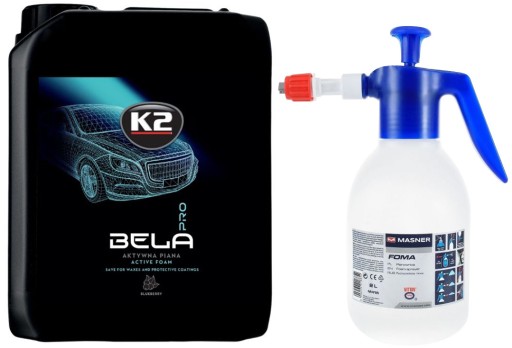K2 BELA PRO активна піна BLUEBERRY 5L + піногасник