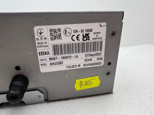 Навігаційна магнітола ford kuga mk3 mx6t-18k810-la