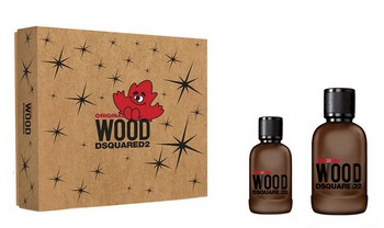 dsquared² 2 wood woda perfumowana 100 ml   zestaw