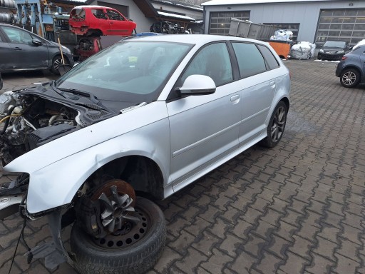 AUDI S3 A3 8P 8PA LIFT 2008-10 mirror left aluminium 10-PIN 8T0857527A