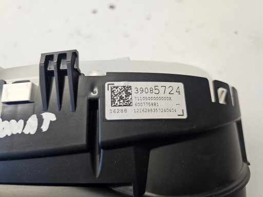 OPEL ASTRA K 5 V dials dials DIESEL EUROPA 39085724 AUTOMAT