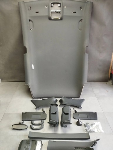 Volkswagen Scirocco CIELO INTERNO nero RIVESTIMENTO MONTANTI 1K8867500T