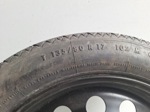 BMW 5 E60 X4 E83 wheel spare 5X120 135/80 R17 6758778