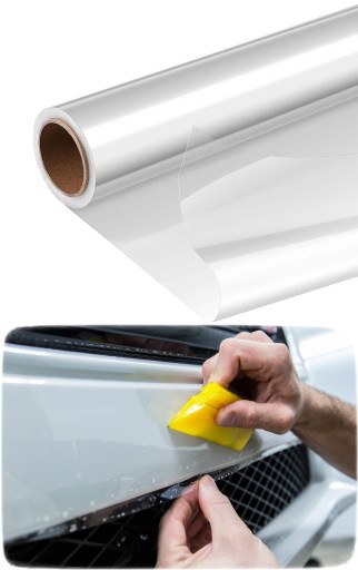 ЦВЕТНАЯ ПРОЗРАЧНАЯ САМОКЛЕЯЩАЯСЯ ФОЛЬГА 15м*152см PPF ЗАЩИТНАЯ ДЛЯ АВТОМОБИЛЕЙ