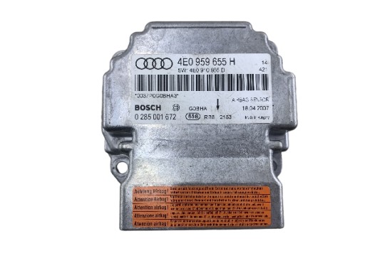 AUDI A8 D3 module SENSOR airbag 4E0959655H