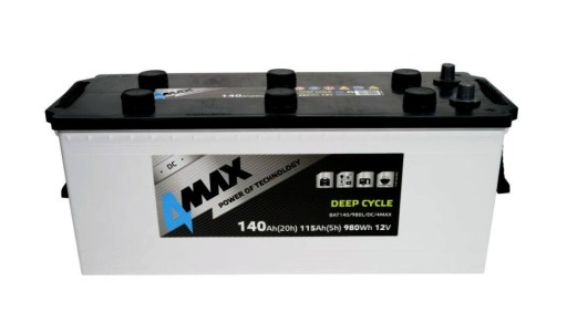 BAT140/980L/DC/4MAX - Аккумулятор 4max Deep Cycle 12V 140ah 980wh L+