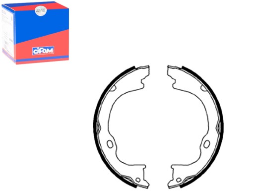 CIFAM 153-363 / CIF ТОРМОЗНЫЕ КОЛОДКИ. DODGE NITRO 07 - (РУЧНОЙ)