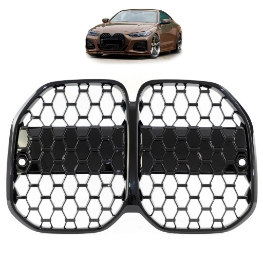 Решетка для BMW 4 (G22, G82) Купе 2021 г. -