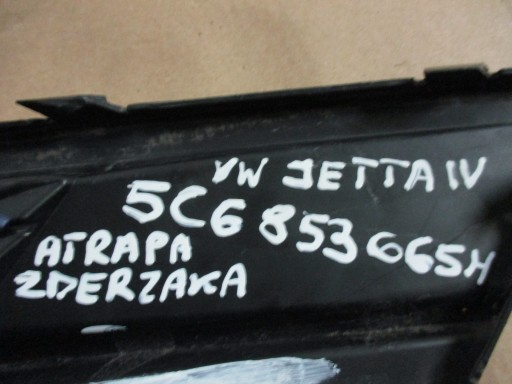 spoiler of a bumper left VW Jetta IV 5C6853665H