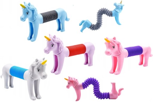 Розтяжні трубочки Unicorn Pop Tube Різні