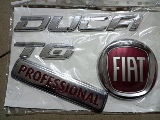 НАПИСЬ ЭМБЛЕМА DUCATO PROFESIONAL + ЭМБЛЕМА FIAT (2014-23)