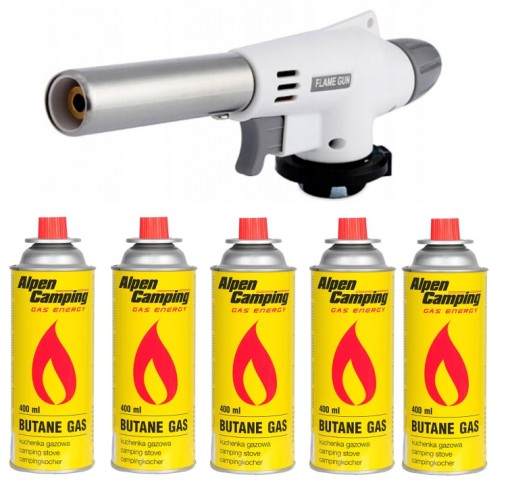 НАБІР КЕРАМІЧНИХ ГАЗОВИХ ПАЛЬНИКІВ LUTLAMPA + 5 КАРТРИДЖІВ