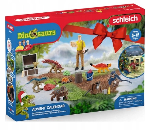 Schleich Kalendarz adwentowy 2023 Dinozaur 98984 26D47