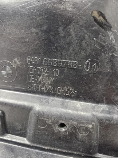 6989788 BMW E81 E82 E87 E88 Wasserkastenabdeckung Wasserkasten Gehäuse filter des Kabinen-