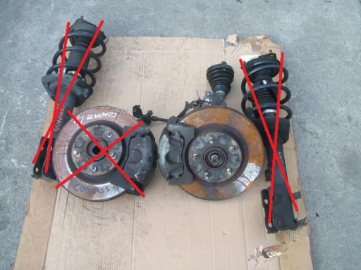 Компас патріот поворотний кулак передній лівий