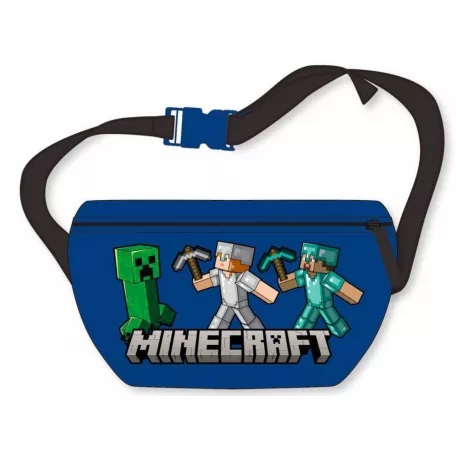 Дитяча поясна сумка Minecraft Fashion UK Shades of blue, Multicolored