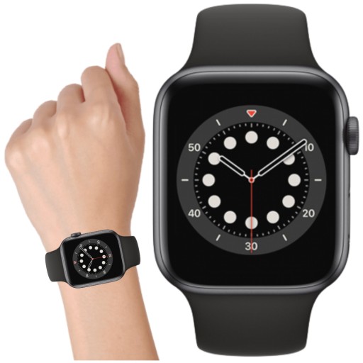 Apple Watch 6 44 32GB Wi Fi NFC GPS Czarny m ski Sklep Opinie