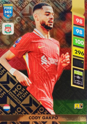 22-23 Topps Stadium CODY GAKPO 直筆サインカード PREMIER LEAGUE