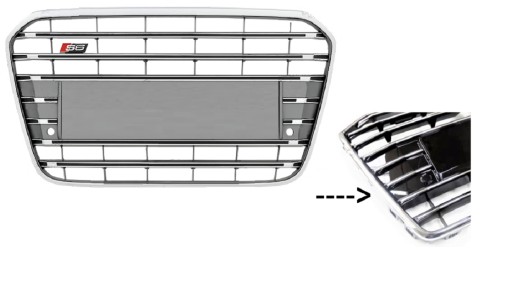 04054621578 - ПЕРЕДНЯЯ решетка радиатора AUDI A6 4F C6 11-14 S6