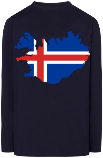 Islandia Męska Modna Bluza Longsleeve Rozm.XL