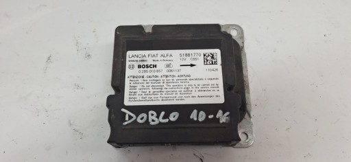 modulo airbag FIAT DOBLO II 0285010857