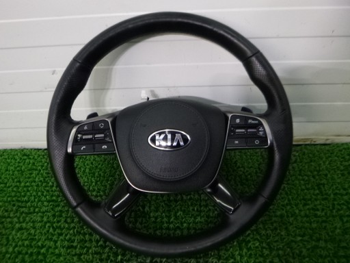 KIA SORENTO III 18-LIFT РУЛЬОВЕ КОЛЕСО ВЕСЛА ШКІРА