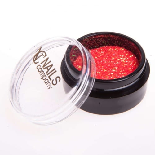 Nails Company peľ Crystal Flakes Neon Coral