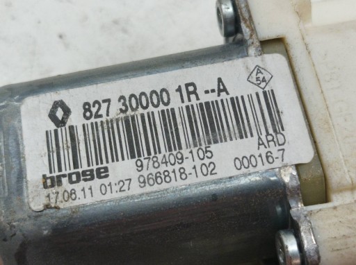 mechanism windows right rear part KOMBI 827300001R Renault Laguna III (2007- )