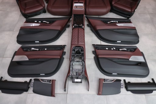 BMW G12 LCI innere Sitze KOMFORT MASAZ WENTYLACJA INDIVIDUAL AMARONE