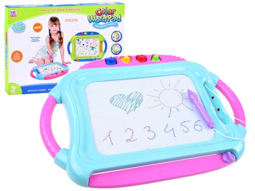 КРЕАТИВНА ДОШКА XXL, КОЛЬОРОВА НАЗВА + ПЕЧАТКИ