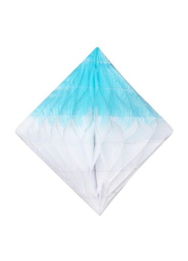 Розетка підвісна DIAMOND синьо-біла 30см
