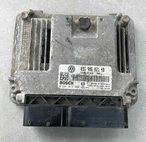 Компьютерный контроллер двигателя vw golf 5 v 03g906021hb