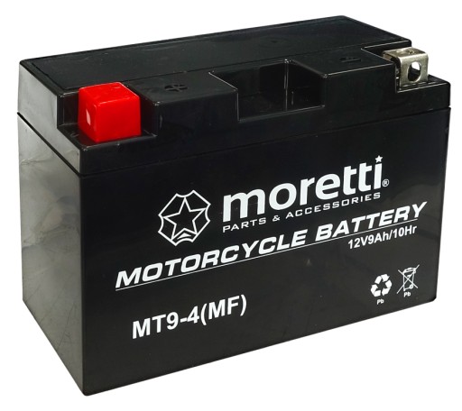 Аккумуляторная батарея MORETTI MT9-BS 9AH YT9-BS MT9-4