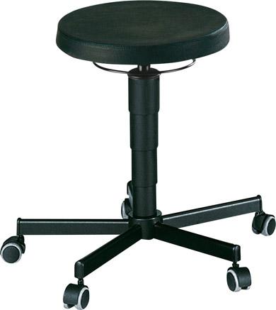 Робочий стілець на коліщатках регульований 460-630 мм