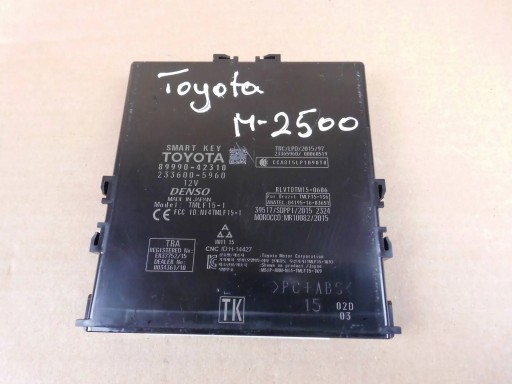 Toyota rav4 v модуль комп'ютерний контролер smartkey 89990-42310