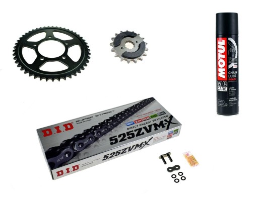 Jtf1182.14 jtr1792.42 - TRIUMPH SPEED FOUR 600 комплект приводу Silver