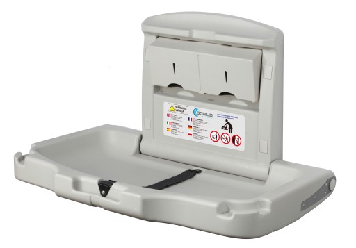 Жорсткий пеленальний столик Schild 855 х 585 см коричневий