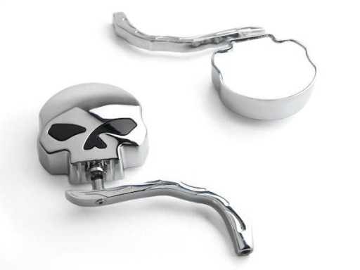 MT354C - ХРОМОВАНІ ДЗЕРКАЛА ЧАЧА ЧЕРЕП-DRAG CHOPPER