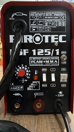 Полуавтомат инверторный сварочный аппарат Pirotec 125/1, почти новый